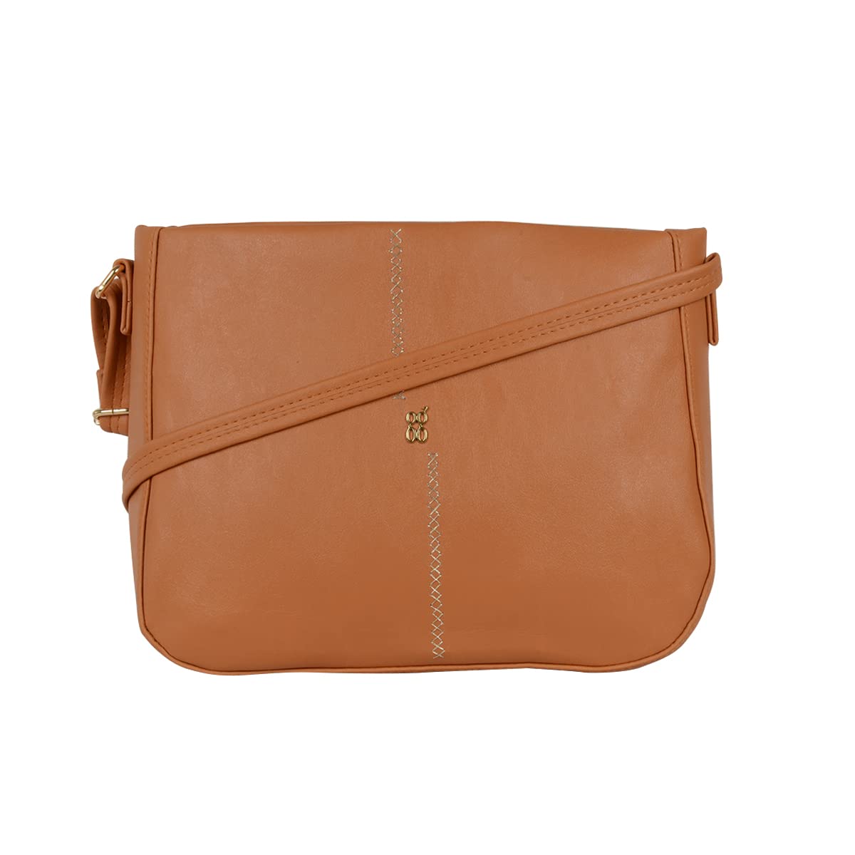 Baggit Women Beige Saddle Sling Bag Medium Size | Ladies Stylish Casual Cross Body Purse Handbag (B0BJQL2NP7) Amazon Price History, Amazon Price Tracker