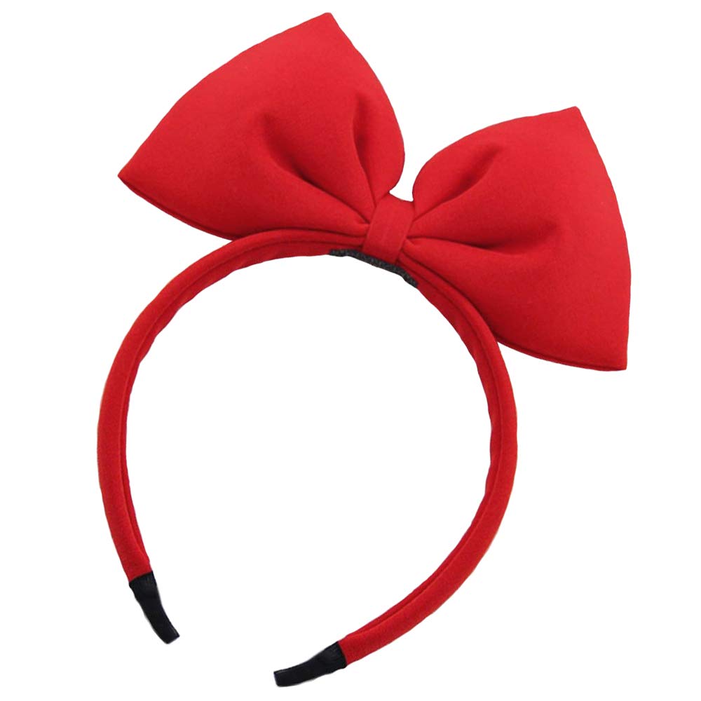 YAXAMINGHairband - Red Style Big Bow Headband for Women, Hair Hoop Bow Headdress Headpiece Party Decoration, Halloween, Christmas, Cosplay Costume, Cute Handmade Hair Accessories
