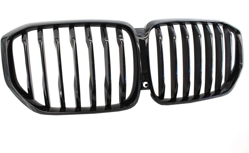 GSRECY G05 X5 Grille, Gloss Black Single Slat Kidney Grille Grill Compatible with BMW 2019-2023 G05 X5 xDrive40i xDrive50i xDrive45e M50i