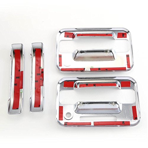 For Ford F-150 11Th Gen 2-Dr Exterior Body Kit (Chrome Dr Handle Cover W/Keypad) #TOP3