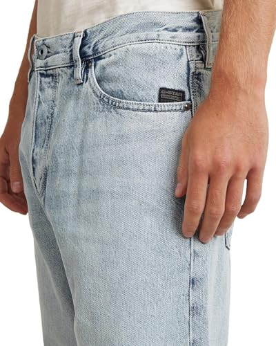 Pantalon en jean G-Star bleu coupe regular straight taille 26 - 5