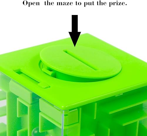 Miniatura 5 de Caja de rompecabezas de laberinto de dinero, Twister.CK - Rompecabezas de soporte de dinero para niños y adultos (naranja)