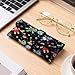 MUMEHAZ Fashion Leather Eyeglass Cases Halloween Vintage Gothic Voodoo Dolls Soft Slim Sunglasses Pouch Portable Lightweight Eye Glasses Case