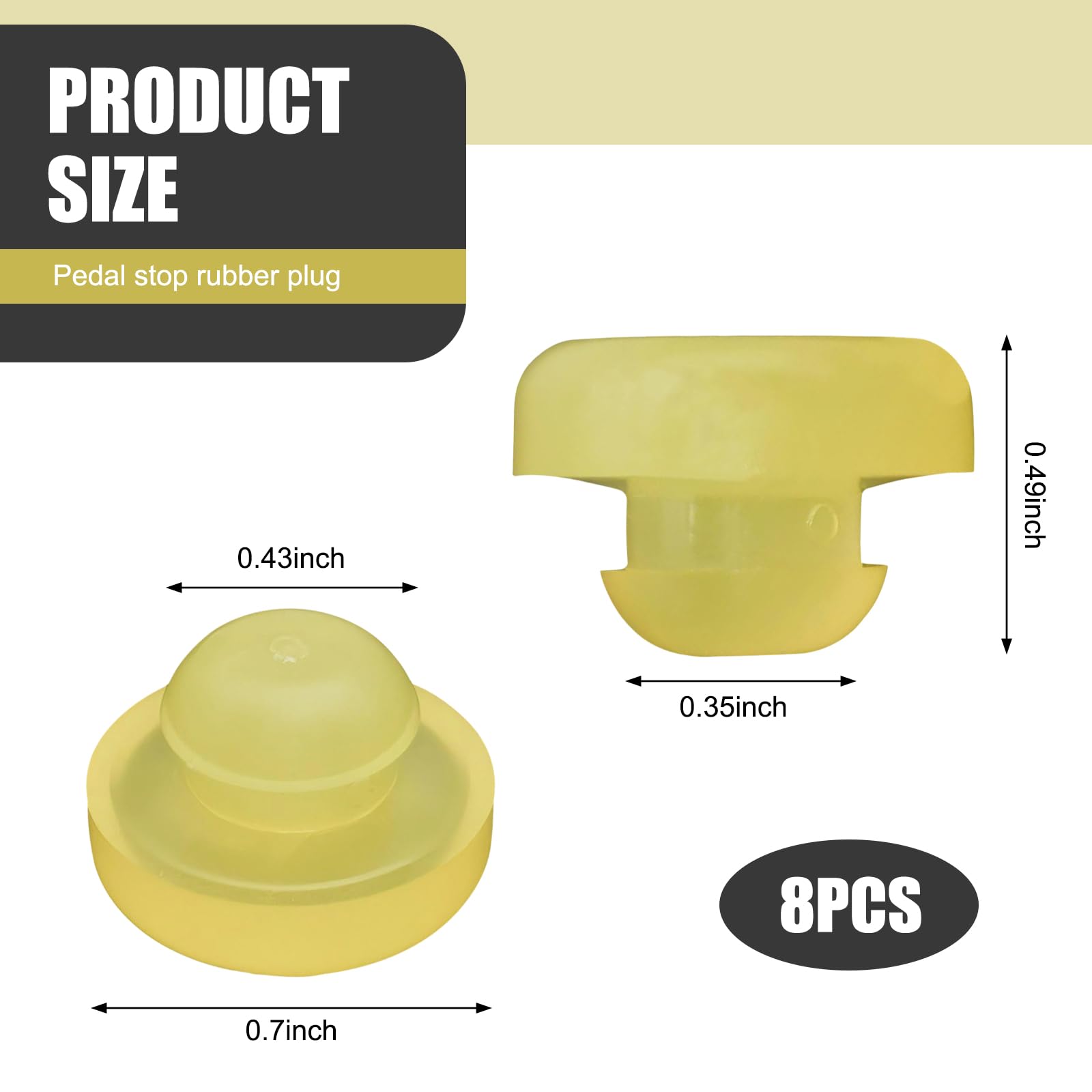 その他 yo Amazon | JYCJCF 交換用日産ペダルラバーストッパー 46584-5P010