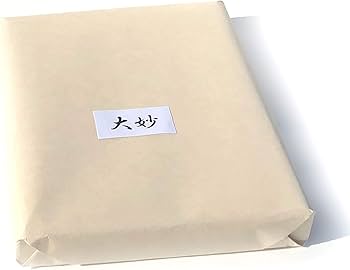 書道半切用紙 （一反） Amazon | 半紙屋e-shop 手漉き画仙紙 半切 大妙1反 100枚 | 書道半紙