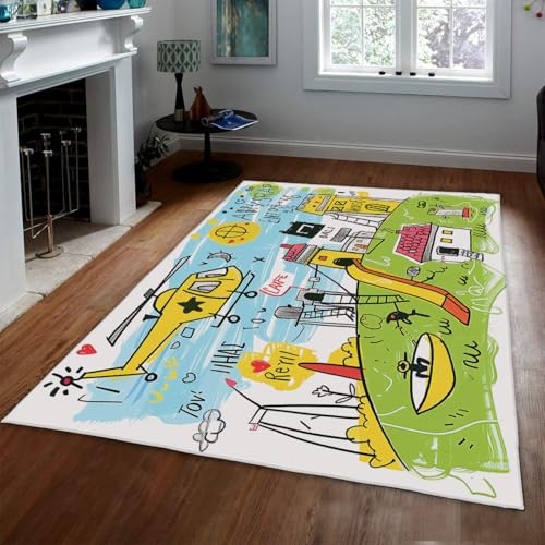 Tapis enfant lavable et antidérapant pour protéger le sol des jeux - 2