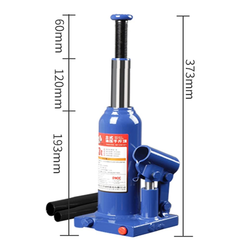 Gato hidráulico de Botella 2T 3T 5T 8T, Gato de Sello Vertical portátil, Herramienta de Gato de Carretilla de Acero con Gato hidráulico para automóvil/Furgoneta/Barco/camión (Size : 8t) ()