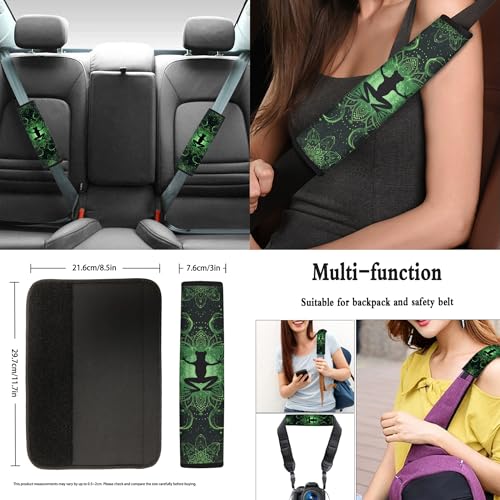 Ensemble housse de siège auto grenouille bohème, cadeau idéal pour conducteurs - 6
