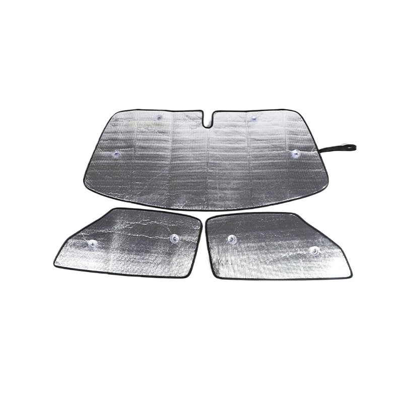 Pare-soleil pare-brise Mazda MX5 isolant pliable protection UV auto - Lot de 3