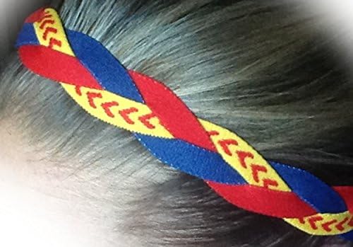It's Ridic! No Slip Grip /Non-Slip Sports / Athletic Nylon Triple Braided Sports Headband
