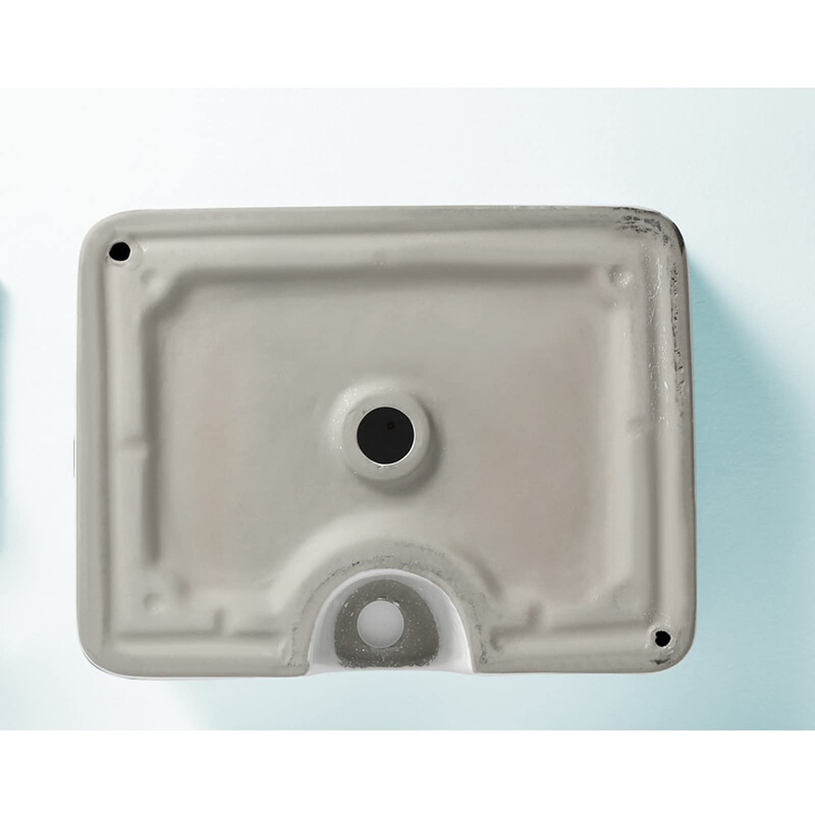 Umywalka Nablatowa, Prostokątna Umywalka Łazienkowa, Ceramiczna Umywalka Nablatowa Z Baterią, Biała Umywalka Meblowa, Umywalka Nablatowa