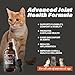 FUR/ROW Cat Hip & Joint Glucosamine Supplement, Chicken Gravy Flavor – Liquid Glucosamine with MSM, Chondroitin, Taurine & Hyaluronic Acid – Supports Mobility & Joint Comfort in Cats