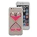 UCLL Iphone 5/5S/SE Case,Time hourglass Design Case for Iphone 5/5S/SE with a Screen Protector (Pink)