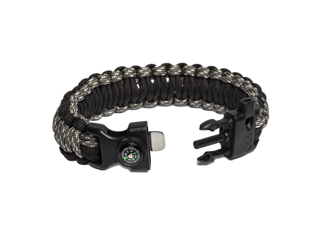 Survival Paracord bransoletka z kompasem
