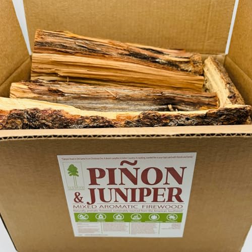 Pion & Juniper Aromatic Firewood Box Approximately 11 Pounds (.5 Cubic Feet) Logs Measure Between 8-14 Inches