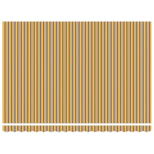 Store banne manuel 450x300 cm multicolore en aluminium et polyester pour terrasse
