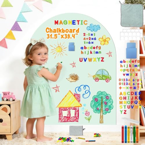 Large Magnetic Wall Decal Magnetic Playwall for Kids Arch Magnet Chalkboard