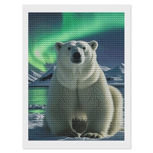 Peinture diamant aurore boréale le cadeau créatif idéal pour personnaliser l'art mural familial