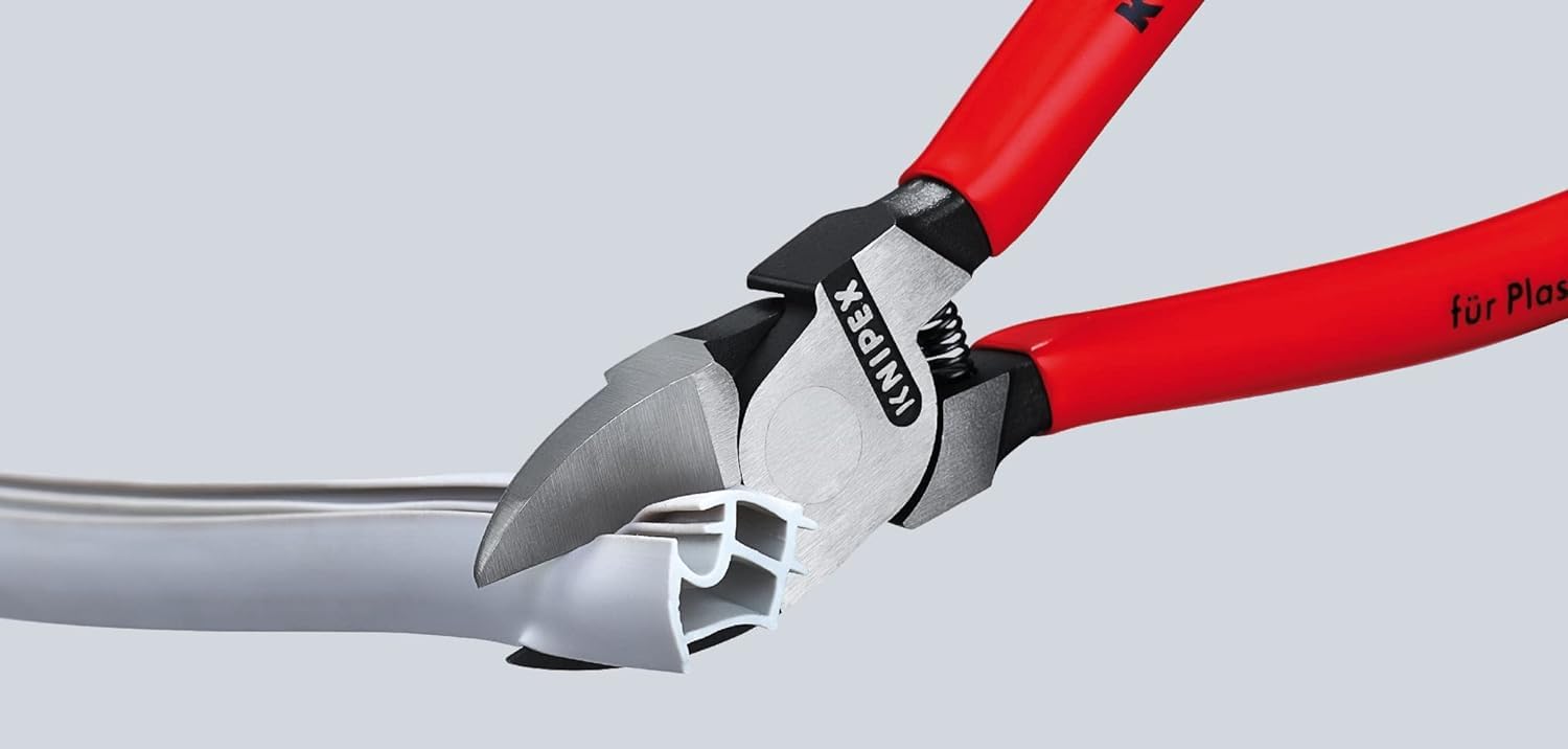 KNIPEX Tronchesi per resina sintetica rivestiti in resina sintetica 180 mm, 72 01 180