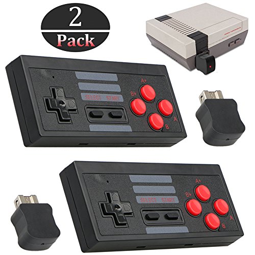 Wireless Game Controller for NES Classic Edition, NiceCo 2.4G No-Wired Gamepad Joypad