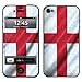 Displayschutz@FoliX - atFoliX Fútbol 2012 Diseño Skin Pegatina"Bandera Inglaterra" para Apple iPhone 4 / 4s