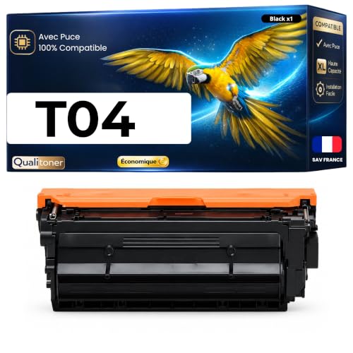 Cartouche de Toner T04 Noir 2980C001 Haute Capacité pour Copieur Canon