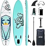 Filap Inflatable Stand Up Paddle Board 10'6'' x 31'' x 6'' Yogo Board for Adults and Beginner with...