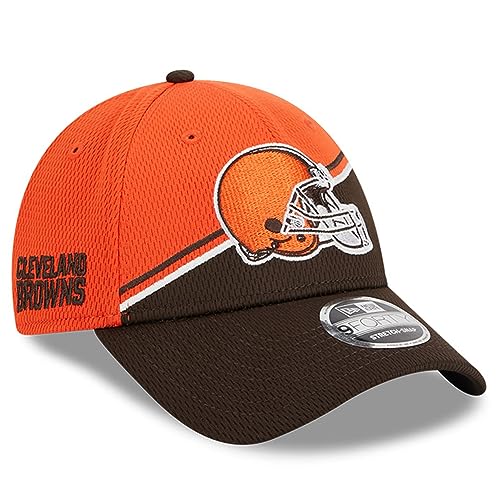 New Era Casquette 940SS CW NFL Sideline Stretch Snapback 9Forty OSFA ~ Cleveland Browns Marron, marron, Taille unique
