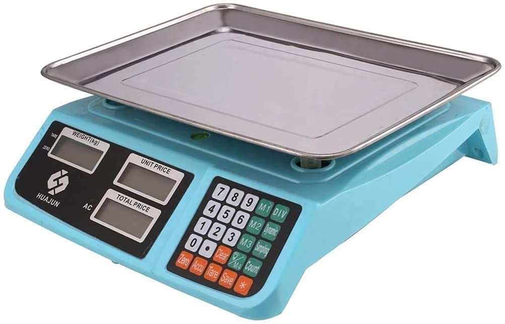 Cyfrowe wagi do żywności, wagi kuchenne, cyfrowa waga do żywności, elektroniczna waga o wysokiej precyzji, ze stali nierdzewnej, elektroniczna waga do obliczania cen,A-30kg/1g
