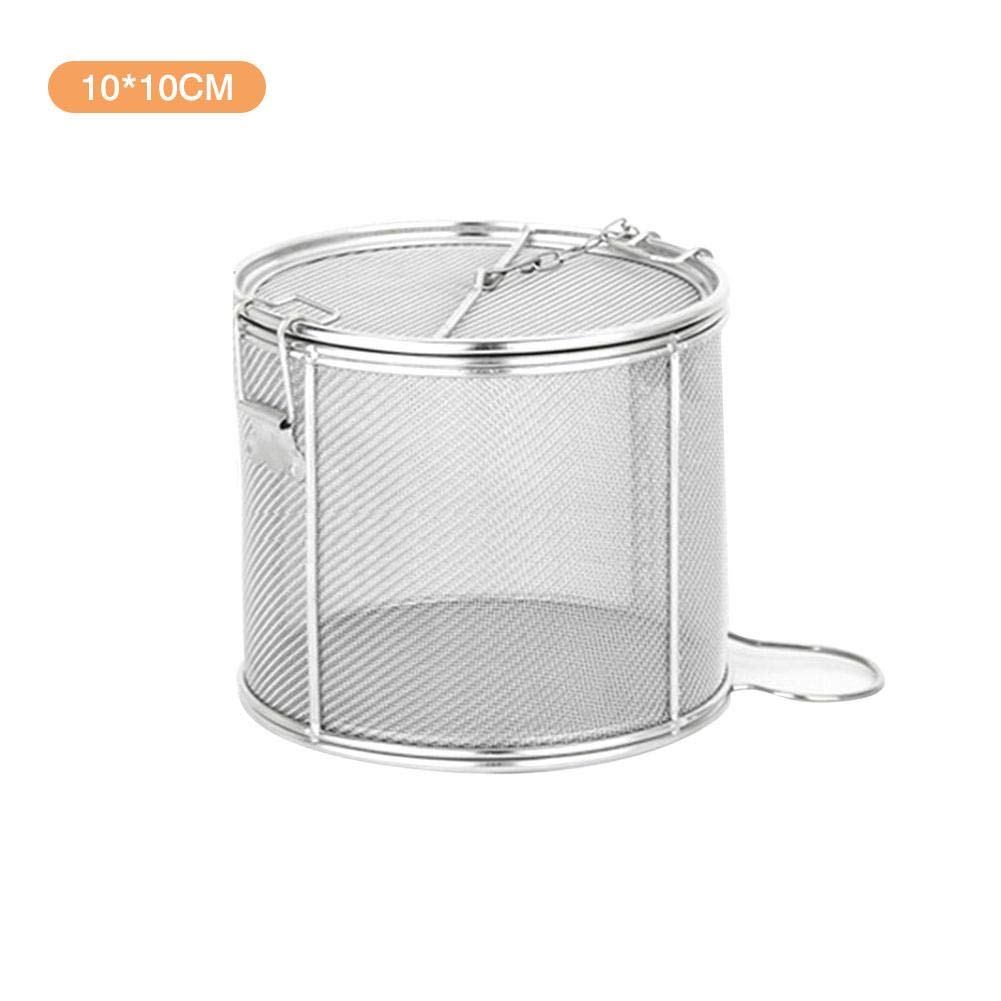 Stainless Steel Seasoning Filter, Home Kitchen Spice Pack Separation Basket, Boil, Stew, Brine Basket With Chain And Hook-easy To Use, Can Store Sachets, Camphor Pills