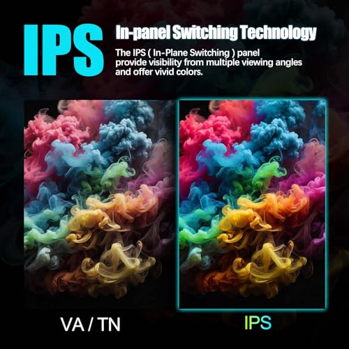 Image of Gaming Monitor, 27 Inch 180Hz 1ms, FHD 1080P, IPS Computer Gaming Monitor, 1000:1, 99% sRGB, FPS /RTS, MPRT 1Ms|FreeSync|HDR|Low Blue Light|HDMI DP| VESA Support, HDMI Cable Included