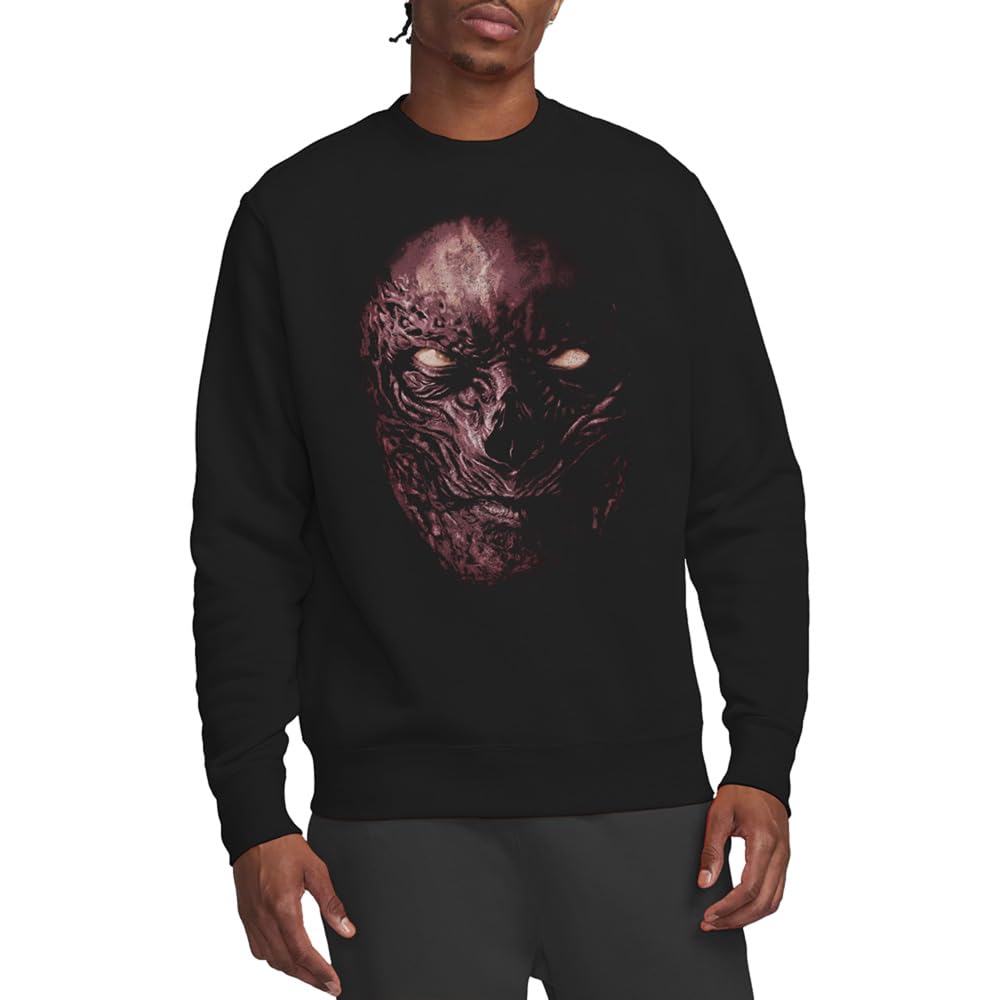 Stranger Things Vecna Oversized Face Unisex Sweatshirt, Black, Small