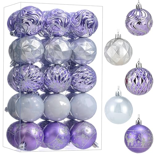 30ct Christmas Ball Ornaments Shatterproof...