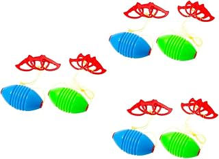 ibasenice 4 Pcs Pulling Balls Sports Hand Fitness Ball Interactive Game Jumbo Balls Gym Ball Jumping Horse