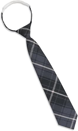 Striped Tie for Women, Pre-Tied Women's Necktie for School and Office