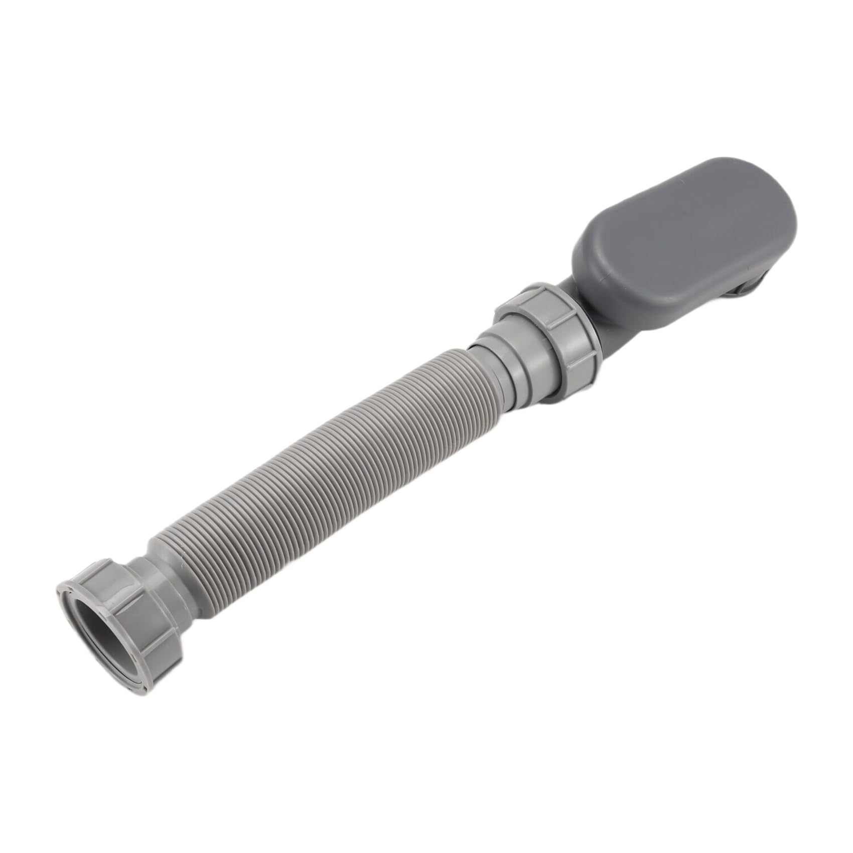 Tagtight Gray Low Profile 1 1/2 P Trap Flexible Bathtub Shower Drain Pipe Bathtub Shower Drain Pipe Abs Bathtub Shower Drain Pipe Flat P Trap Free Standing Tub Drain For Bath Bathtub Drain