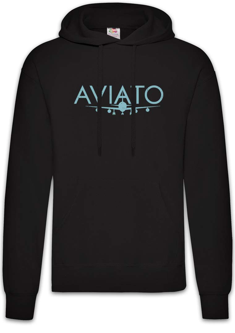 Urban Backwoods Men's Black Aviato Hoodie Hooded Sweatshirt Sweater Size 2XL