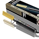 DAN Technology Small Ceramic Hot Comb for Lace Front Wigs - Dual Voltage, Fast Heating Straightener for Black Hair and Wigs