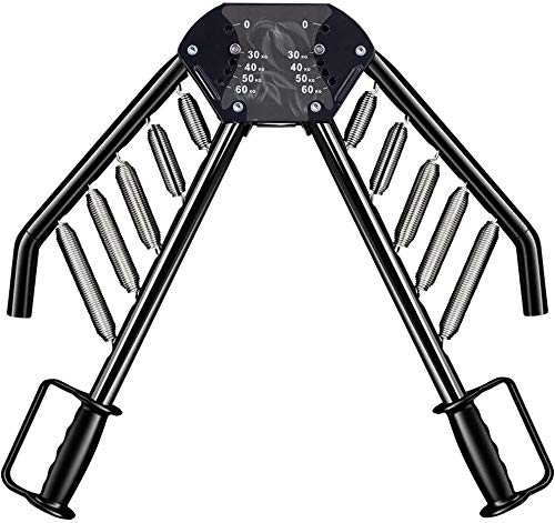 MRG 大胸筋 トレーニング アームバー 30kg 40kg 50kg 60kg 筋トレ 胸 腕 肩 背中 手首 トレーニング 器具 マシン グッズ (ブラック)