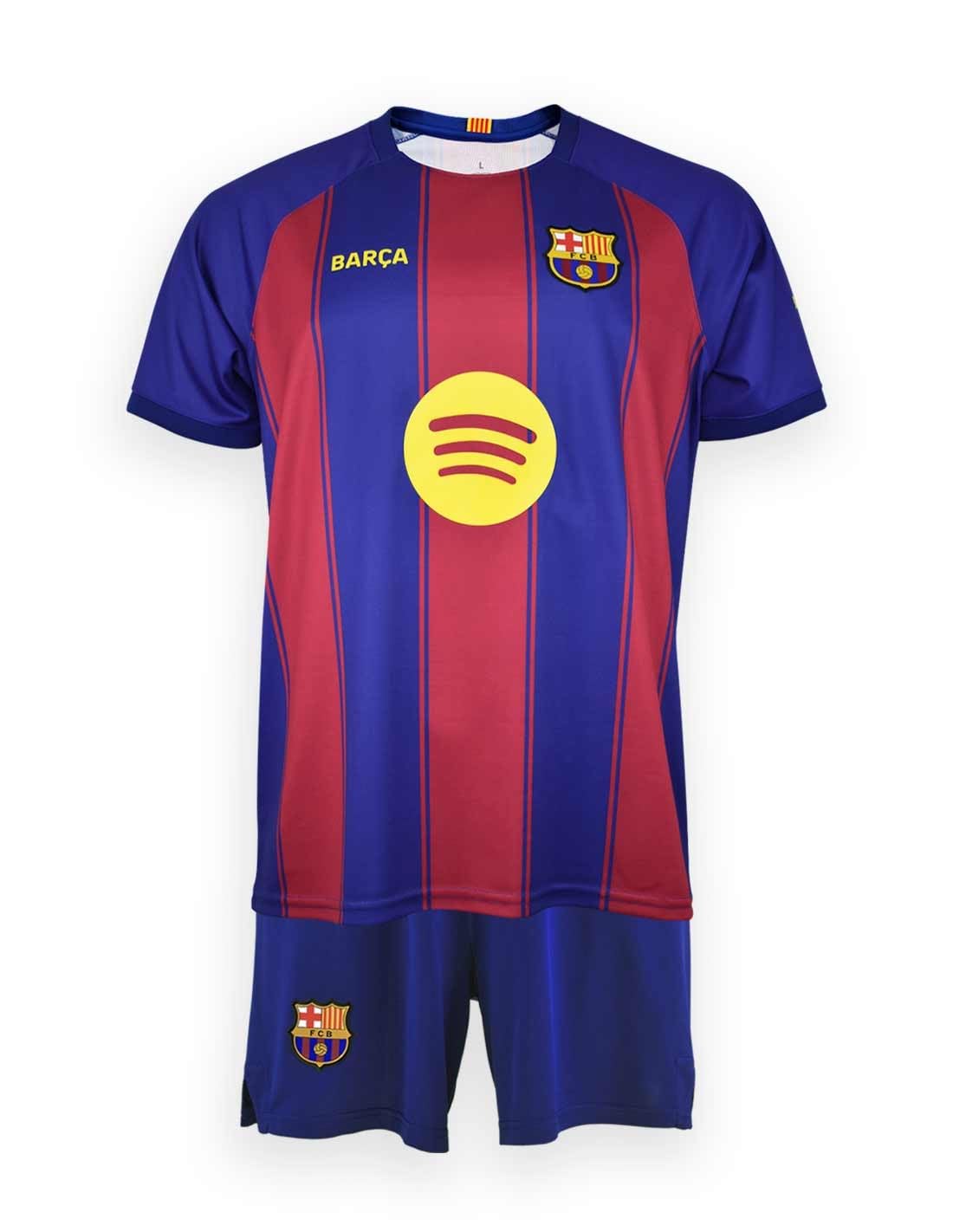 FC Barcelona Maglietta e Pantaloni Unisex per Bambini, 6 Anni, Blaugrana, Prima Stagione 25/26, Replica Ufficiale Raphinha