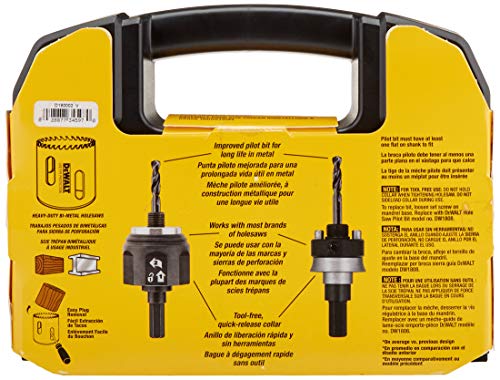 DeWalt Bi-Metal Hole Saw Kit