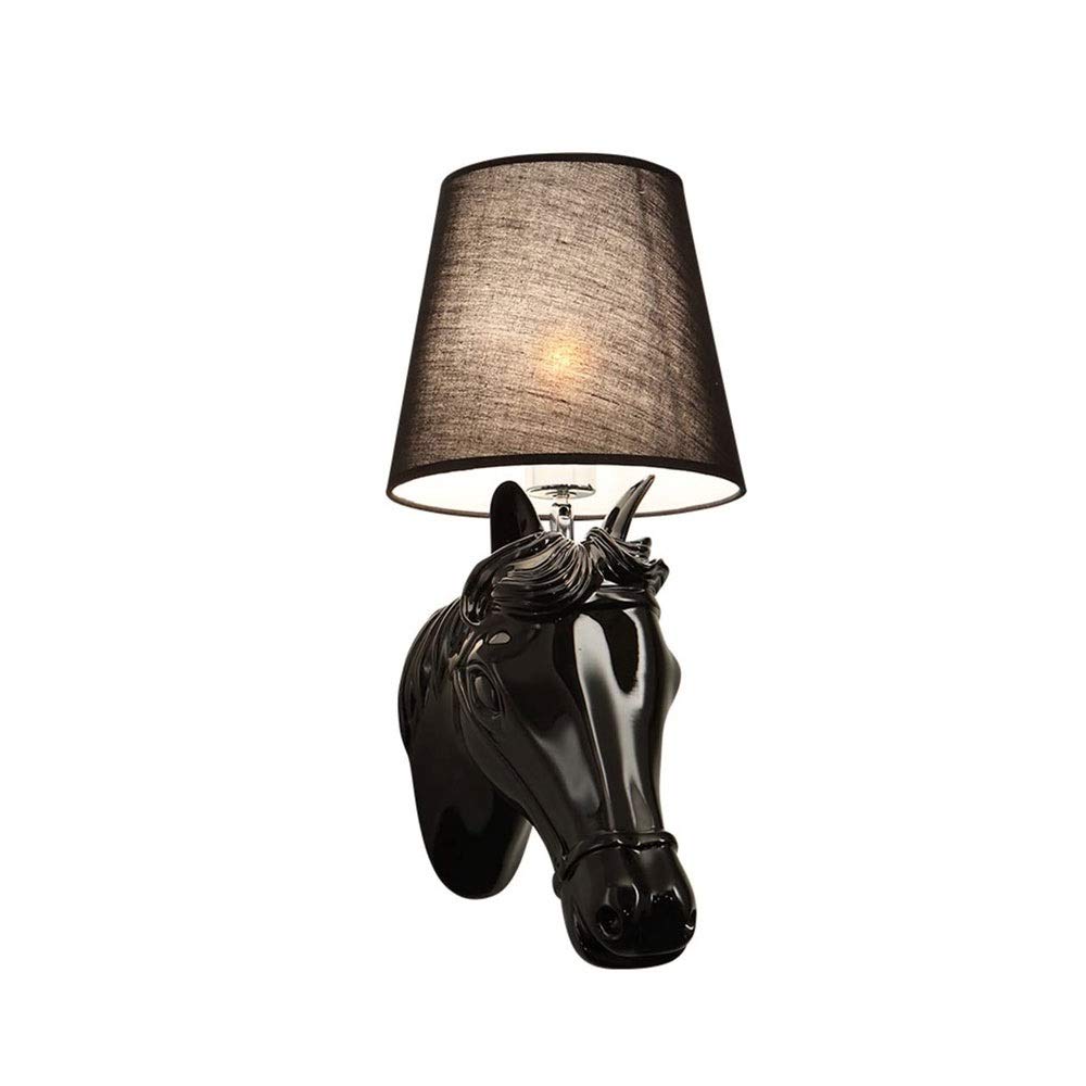 VDOQTLJT Wall Lamp Bedroom Modern Creative Lamps European Hotel Corridor Aisle Bedside Resin for House Villa Bar Restaurants