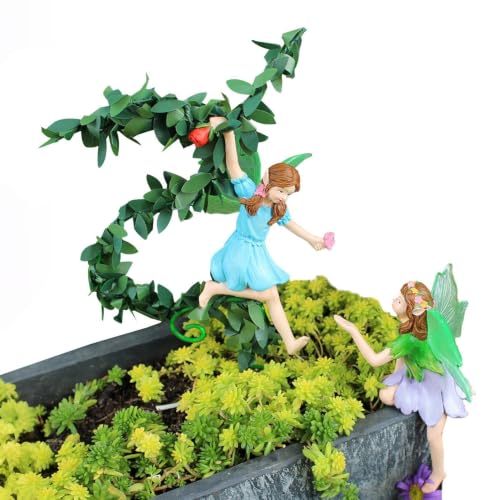 Mini fées statue décoration extérieure étanche pour porche et cour paysagère - 2