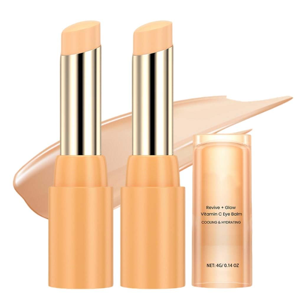 Auiepet Eye Balm with Vitamin C Brightens and Reduces Puffiness, 2025 Upgrade Revive and Glow Vitamin C Eye Balm, Hydrating Eyes Cream for Reducing