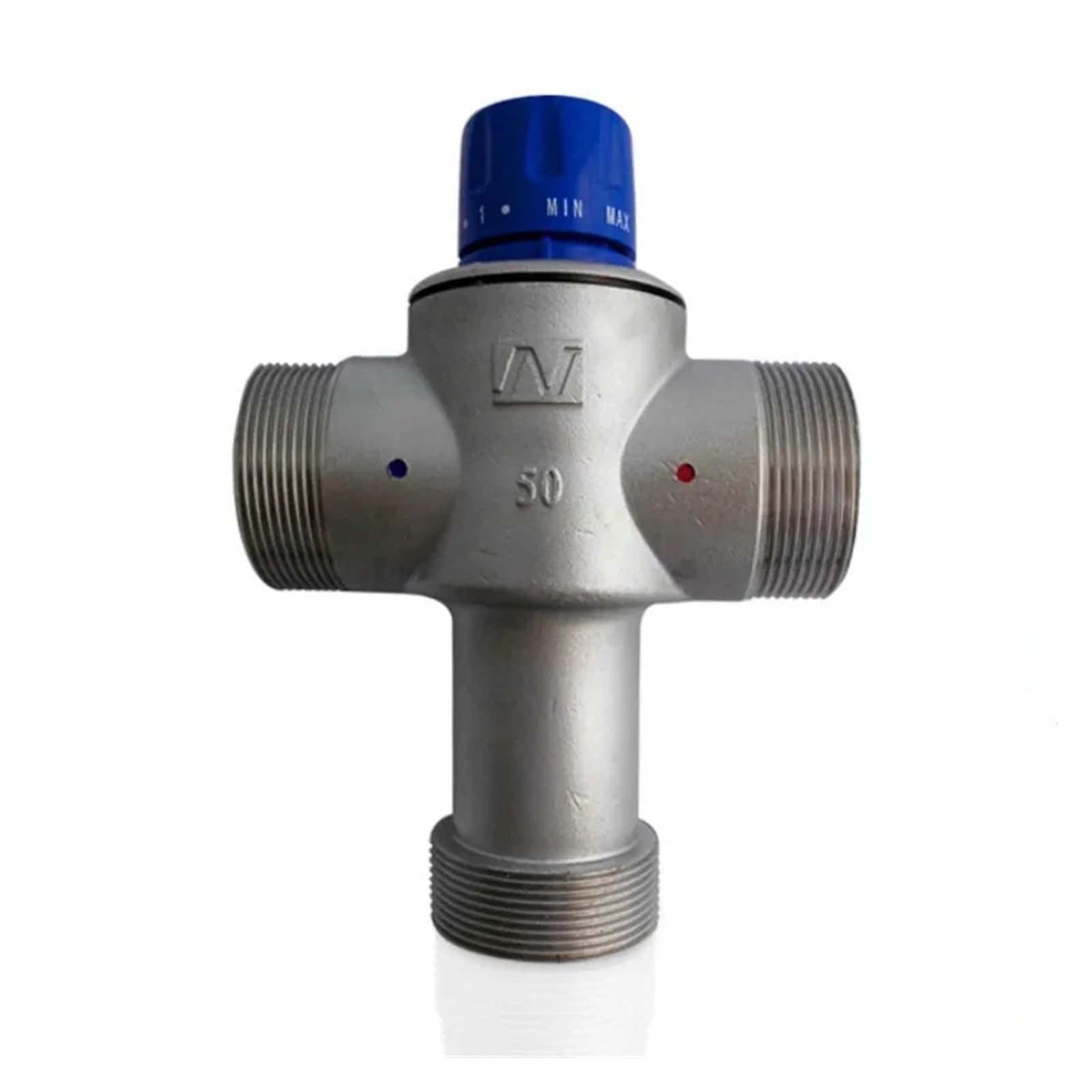 HYUJNAFZR Brass Mixing Valve Solar energy thermostatic Valve Bathroom Faucet Temperature Mixer Control DN50