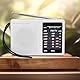 Retoo FM Radio Tragbares Radio Frequenzen AM FM Taschenradio mit Griff AA-Batterie betrieben Lautstärkeregelung Teleskopantenne Kopfhöreranschluss 3,5mm Buchse 11,5 x 2,5 x 7,5cm Weiß