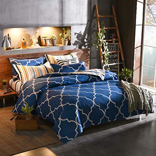 OMAJA HOME Glace Cotton 1Comforter Set,1 Bedsheet for Double Bed, 2 Pillow Covers, 4 Pcs Set (comf_Multicolor_06)