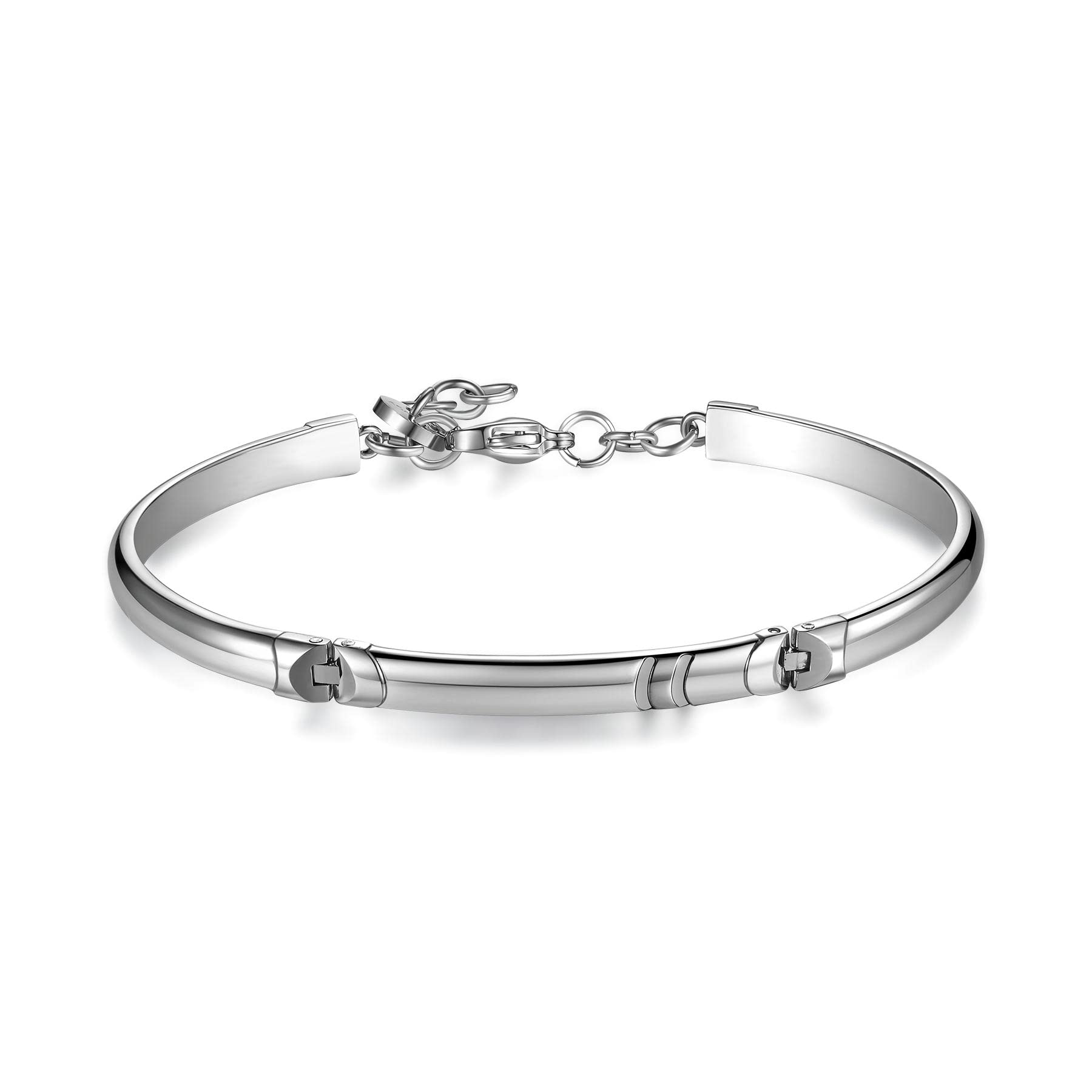 Brosway Armband Mann aus Edelstahl mit Symbolen Kreuz, Armband Mann Kollektion CELESTA - BCS11