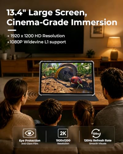 Image of HNVHNV 13.4 inch Android 16 Tablet with Gemini AI, T7300 Octa-Core