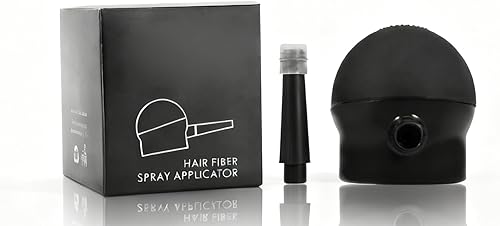ZJchao Aplicador de fibra capilar para cabello fino, boquilla aplicadora en aerosol para fibras capilares para espesar instantáneamente el cabello
